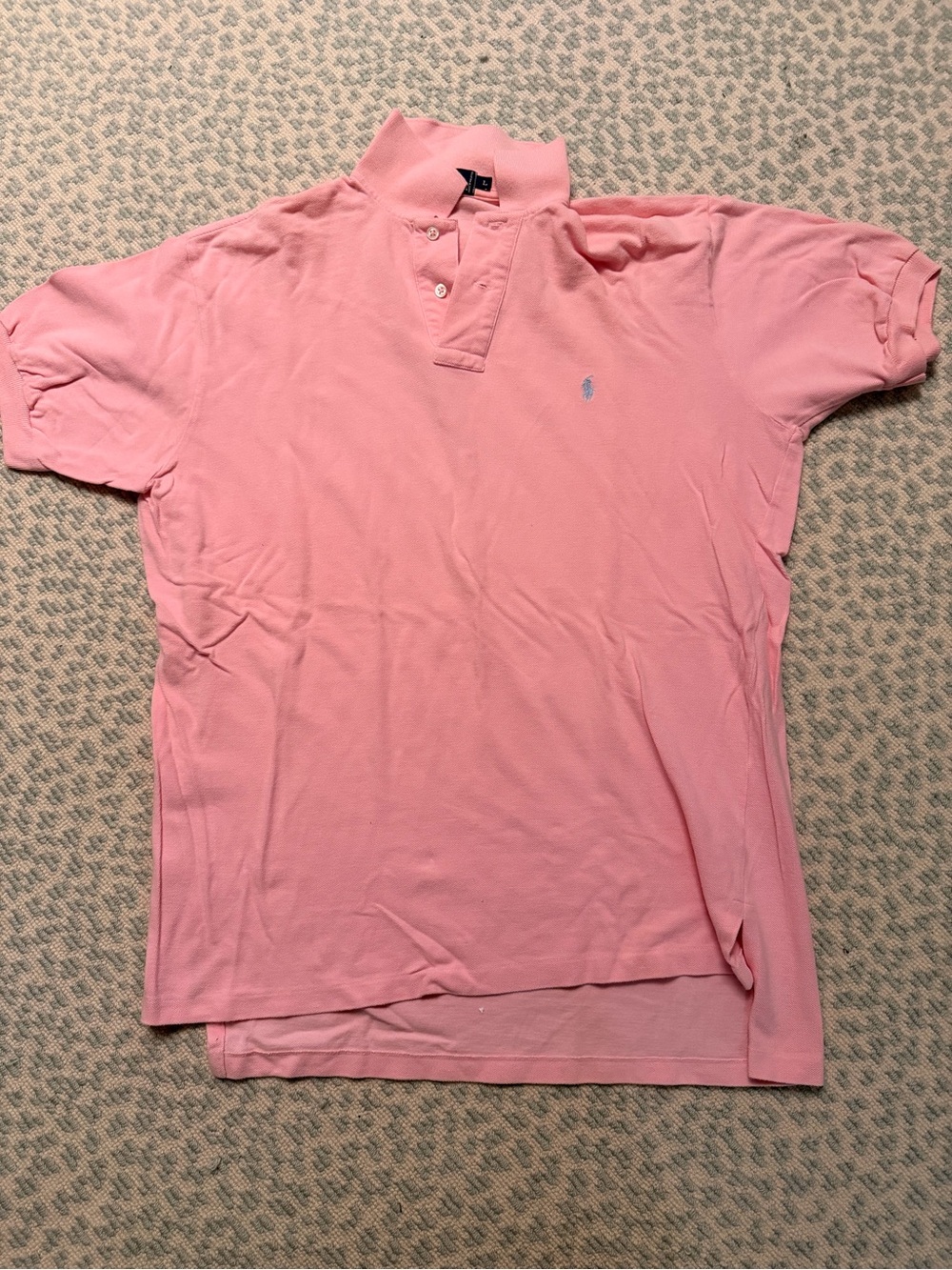 Polo by Ralph Lauren Light Pink Men’s Short Sleeve Polo